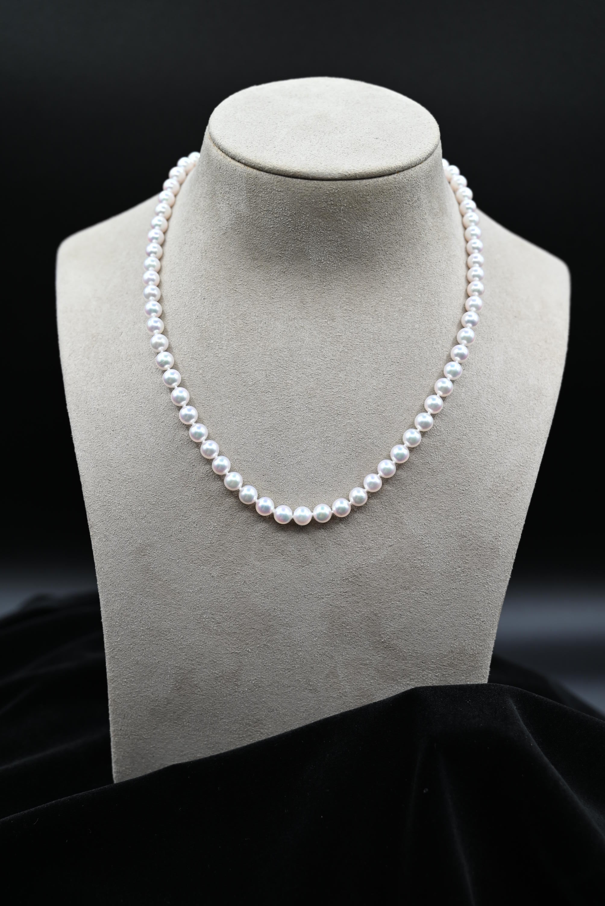 Akoya cultured deals pearl necklace