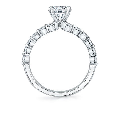 Sylvie Round Solitaire Engagement Ring S1P12