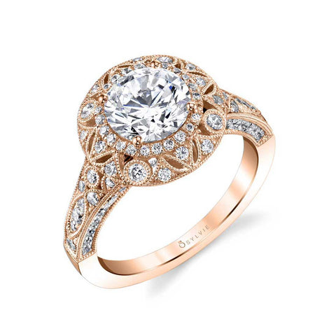 Vintage Inspired Engagement Ring S1866 - Chalmers Jewelers