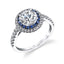 Classic Double Halo Engagement Ring S4102 - Chalmers Jewelers