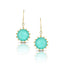 Amazonite and Diamond Earrings - Chalmers Jewelers