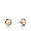 Classic Chain Round Hammered Stud Earring - Chalmers Jewelers