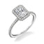 Emerald Cut Halo Engagement Ring S1793-EM - Chalmers Jewelers
