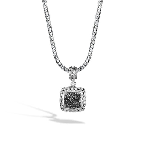Classic Chain Enhancer with Black Sapphire - Chalmers Jewelers