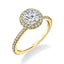 Classic Halo Engagement Ring S1793 - Chalmers Jewelers