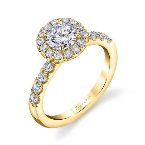 Halo Engagement Ring SBUP-54 - Chalmers Jewelers