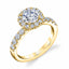 Halo Engagement Ring SBUP-76 - Chalmers Jewelers