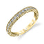 Vintage Hand Engraved Diamond Wedding Band BSY883 - Chalmers Jewelers