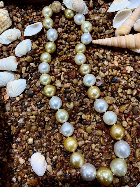 Multi Color South Sea Pearl Necklace