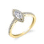 Marquise Halo Engagement Ring SY696-MQ - Chalmers Jewelers
