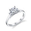Modern Three Stone Engagement Ring S1095 - Chalmers Jewelers