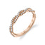 Modern Spiral Wedding Band BS1523-WG - Chalmers Jewelers