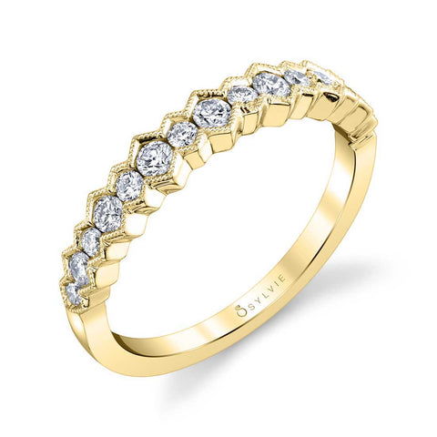 Modern Wedding Band B0058-WG - Chalmers Jewelers