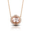 Doves Morganite and Diamond Necklace N8838MG