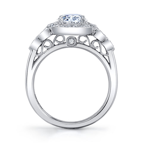 Sylvie Oval Engagement Ring S1874