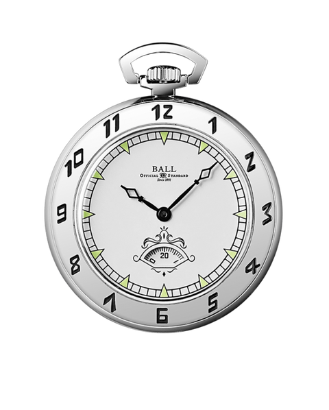 Trainmaster Secometer Pocket Watch (45mm) PW1098E