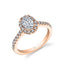 Oval Engagement Ring With Halo SY999-OV - Chalmers Jewelers