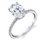 Oval Cut Solitaire Engagement Ring S2093 - Chalmers Jewelers