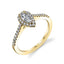 Classic Petite Pear Shaped Engagement Ring With Halo SY696-PS - Chalmers Jewelers