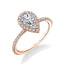 Pear Shaped Halo Engagement Ring S1793-PS - Chalmers Jewelers