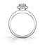 Petite Halo Engagement Ring SY691 - Chalmers Jewelers