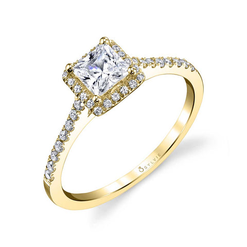 Princess Cut Engagement Ring SY696-PR - Chalmers Jewelers