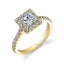 Princess Cut Halo Engagement Ring SY999-PR - Chalmers Jewelers