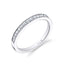 Princess Cut Wedding Band BSY709 - Chalmers Jewelers