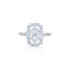 KWIAT Rectangular Ring with Diamonds R-28104-0-DIA-18KW