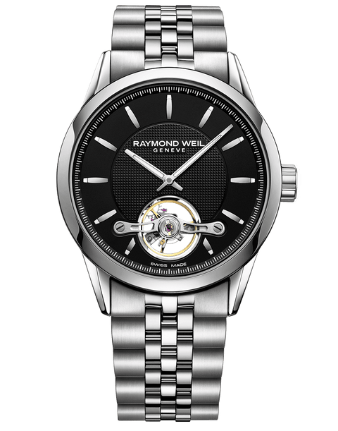 Freelancer Calibre RW1212 Black Dial Automatic Watch 2780-ST-20001 - Chalmers Jewelers