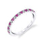 Classic Ruby & Diamond Wedding Band B4002-RU - Chalmers Jewelers