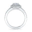 Sylvie Pear Cut Double Halo Engagement Ring S1086-PS