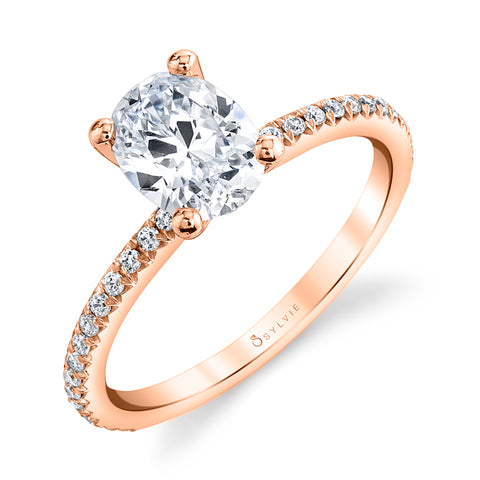 Oval Engagement Ring S1093 - OV - Chalmers Jewelers