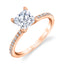 Princess Cut Engagement Ring S1093 - PR - Chalmers Jewelers
