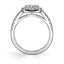 Split Shank Engagement Ring With Halo S1130 - Chalmers Jewelers