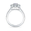 Oval Halo Engagement Ring S1299-OV - Chalmers Jewelers