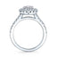 Pear Shaped Engagement Ring With Halo S1299-PS - Chalmers Jewelers