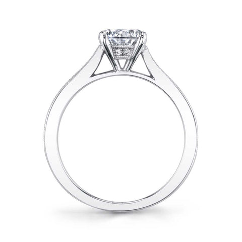 Modern Solitaire Engagement Ring S1352 - Chalmers Jewelers