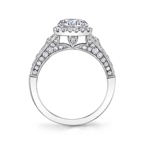 Sylvie Marquise Vintage Engagement Ring S1409 - MQ
