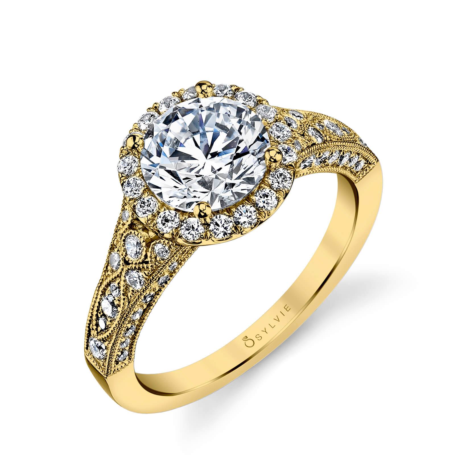 14K WG VINTAGE STYLE HALO DIAMOND RING – Kimberly's Diamond Corner