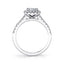 Sylvie Marquise Engagement Ring With Halo S1475-MQ