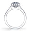 Classic Halo Engagement Ring S1475 - Chalmers Jewelers