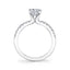 Sylvie Princess Cut Engagement Ring S1498 - PR
