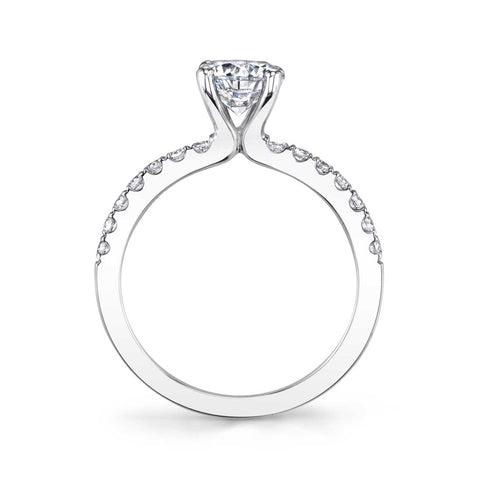 Sylvie Pear Shaped Engagement Ring S1498 - PS