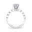 Sylvie Round Solitaire Engagement Ring S1516