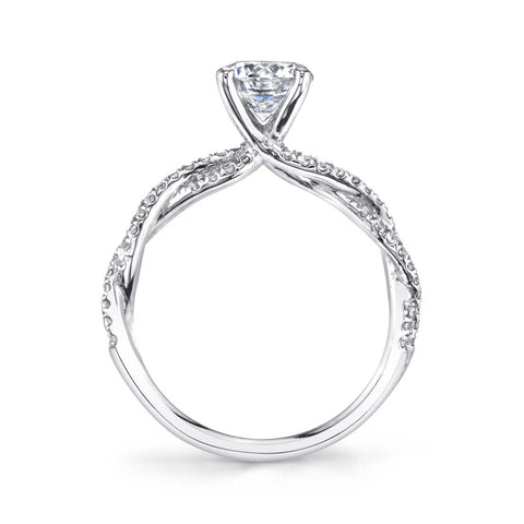 Sylvie Pear Shaped Engagement Ring S1523-PS