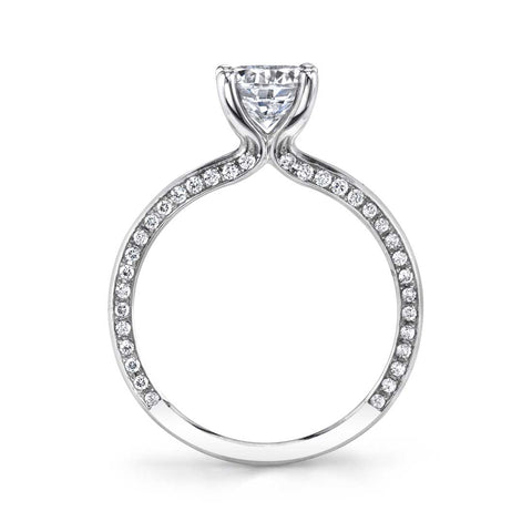 Modern Solitaire Engagement Ring S1701 - Chalmers Jewelers