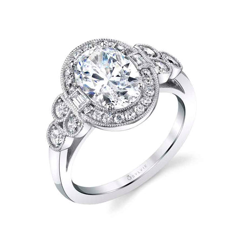 Oval Engagement Ring S1874 - Chalmers Jewelers
