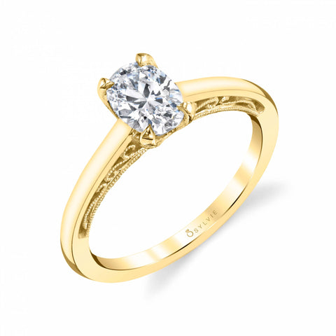 Solitaire Engagement Ring S2033 - Chalmers Jewelers