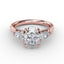 Fana Classic Three Stone Diamond Engagement Ring 3227